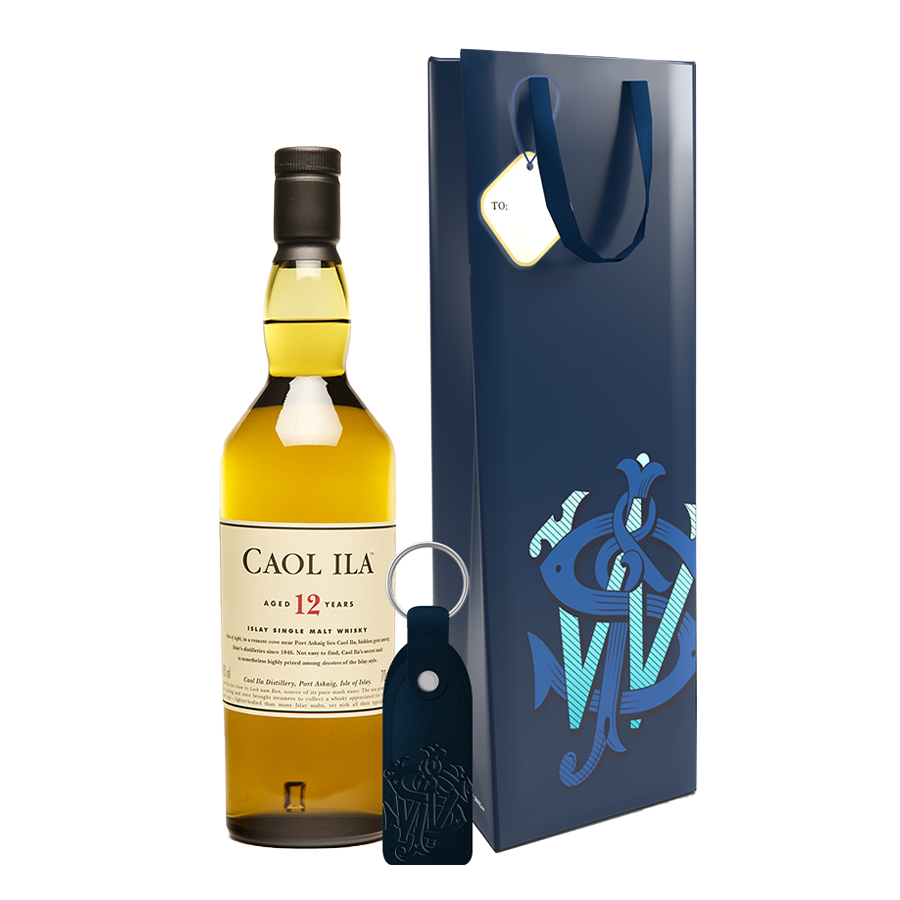 Caol Ila 12 Year Old 700ml with Gift Bag and Keychain
