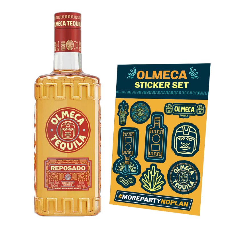 Olmeca Tequila 700ml with Olmeca Sticker Set