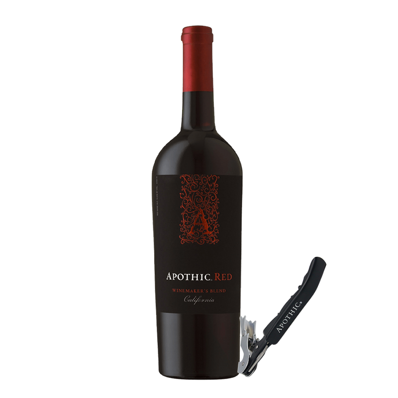 Apothic Red 750ml with Wine Opener