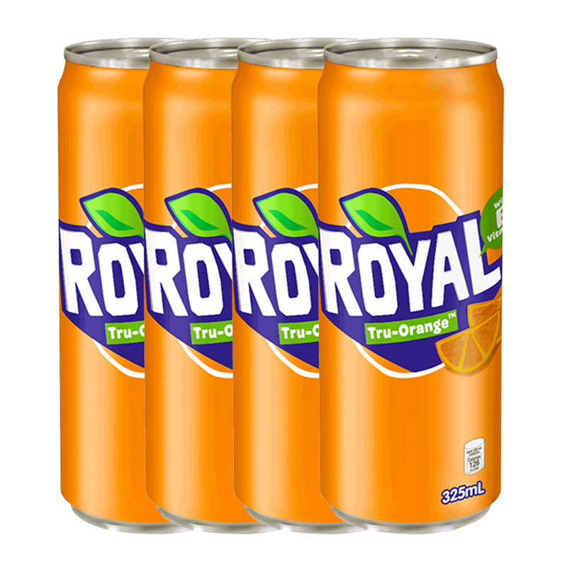 Royal Tru-Orange 325ml 4-Pack