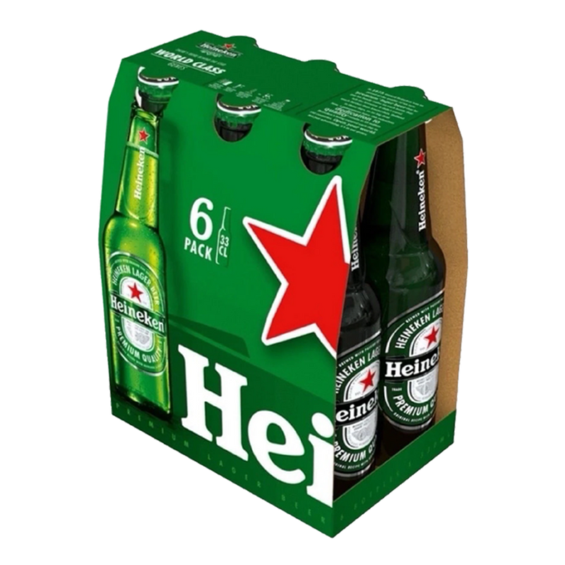 Heineken 330ml Bottle Pack of 6