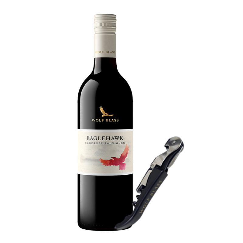 Wolf Blass Eaglehawk Cabernet Sauvignon 750ml with Wine Opener
