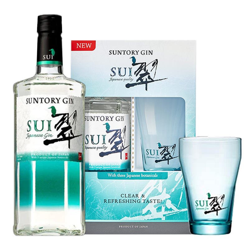 Suntory Sui Gin 700ml with Glass