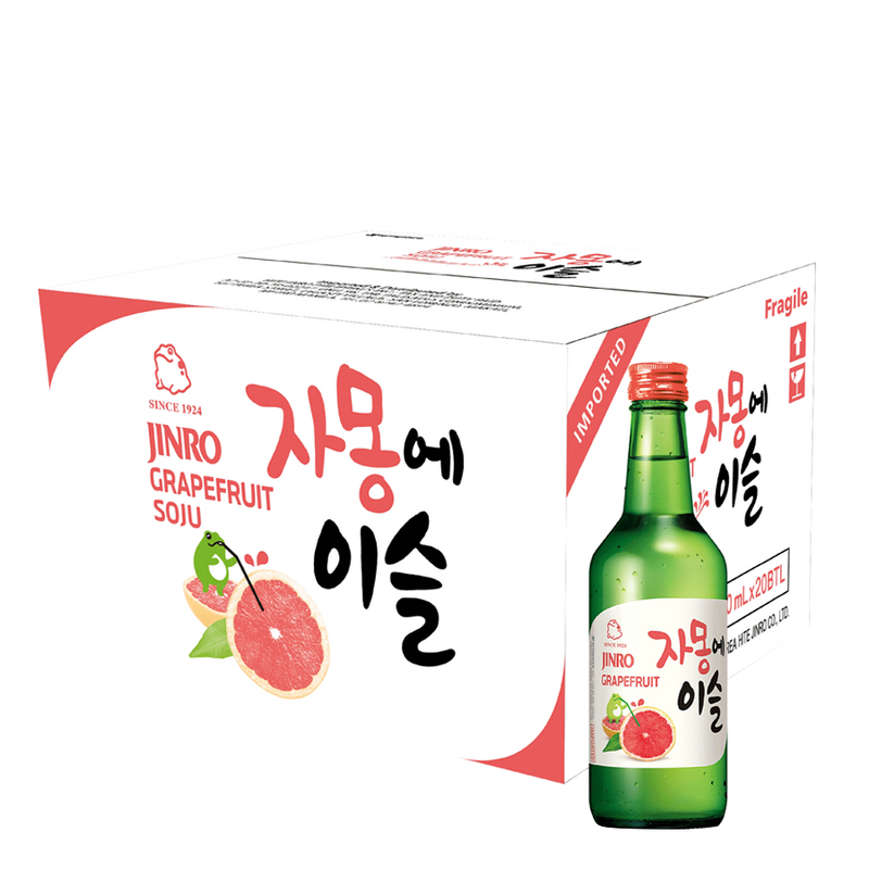 Jinro Grapefruit Soju 360ml Case of 20