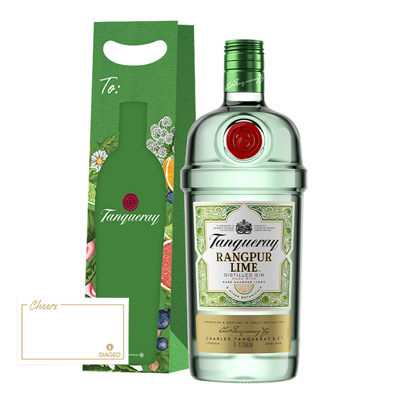Tanqueray Rangpur 1L with Gift Bag and Note Card