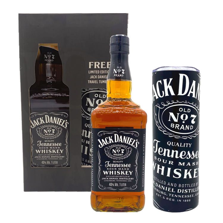 Jack Daniel's Old No. 7 Tennessee Whiskey 1L with Tumbler