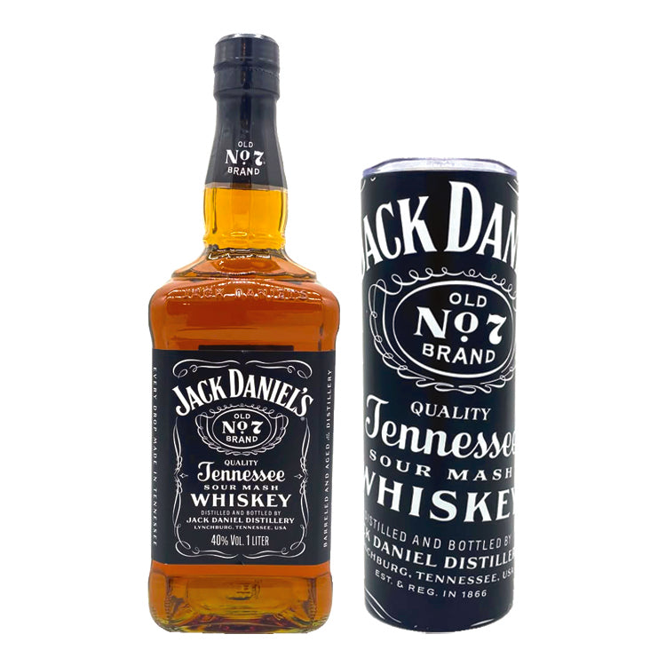 Jack Daniel's Old No. 7 Tennessee Whiskey 1L with Tumbler