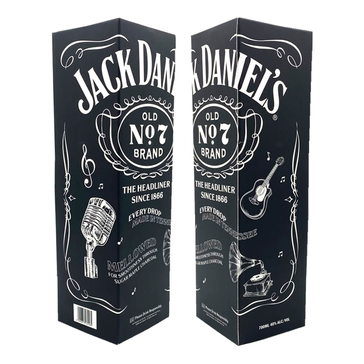 Jack Daniel's Old No. 7 Tennessee Whiskey 700ml with Spinning Glass