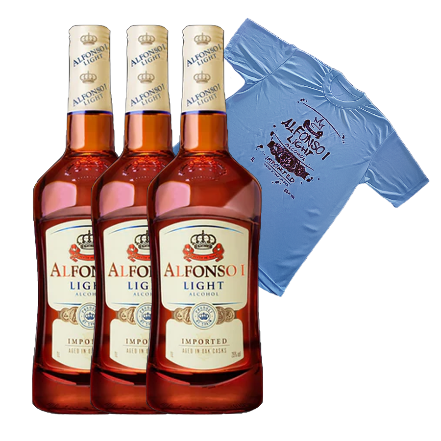 Alfonso Light 1L Bundle of 3 with Shirt