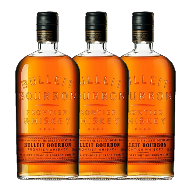 Bulleit Bourbon 1L Bundle of 3