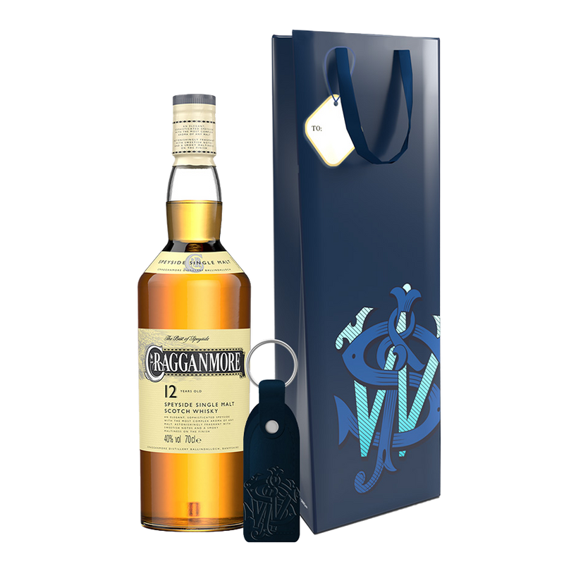 Cragganmore 12 Year Old 700ml with Gift Bag and Keychain