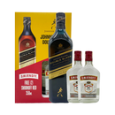 Johnnie Walker Double Black 1L with 2 Smirnoff Red 350ml