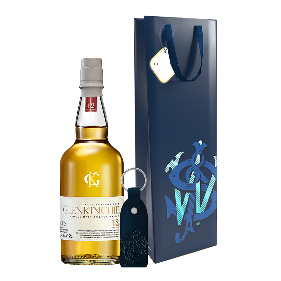 Glenkinchie 12 Year Old 700ml with Gift Bag and Keychain