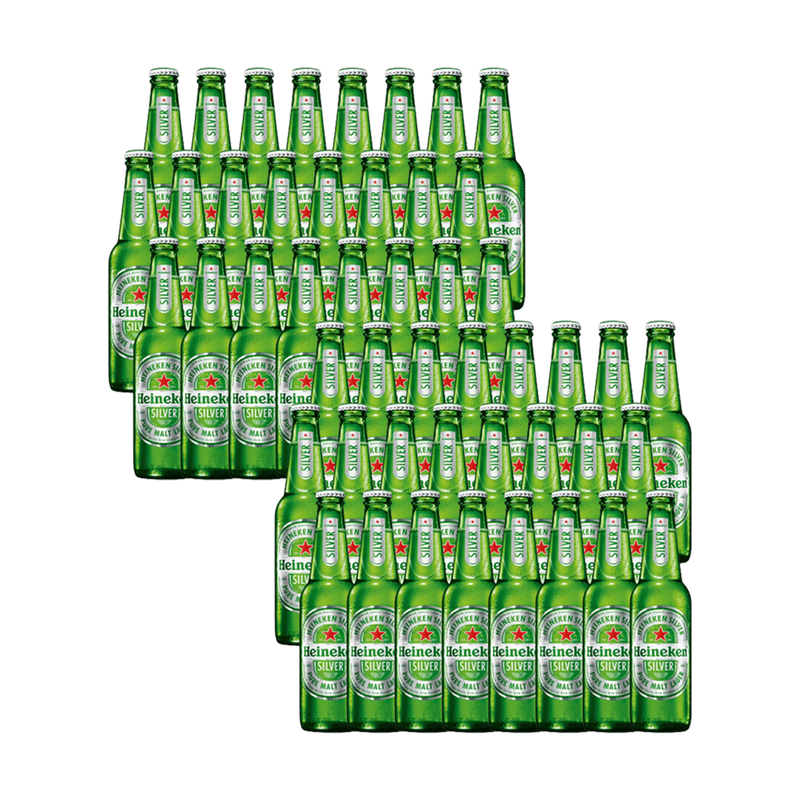 Heineken Silver 330ML Case Of 24 (Buy 1 Take 1 Bundle)