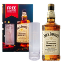 Jack Daniel's Tennessee Honey 700ml with Highball Glass