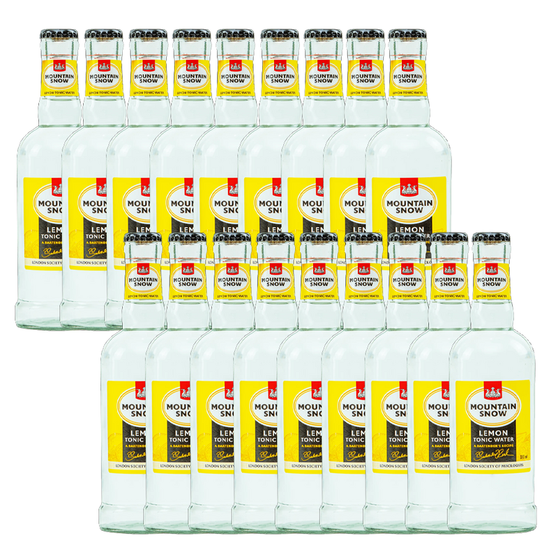 Mountain Snow Lemon Tonic Water 330ml 9+9 Bundle
