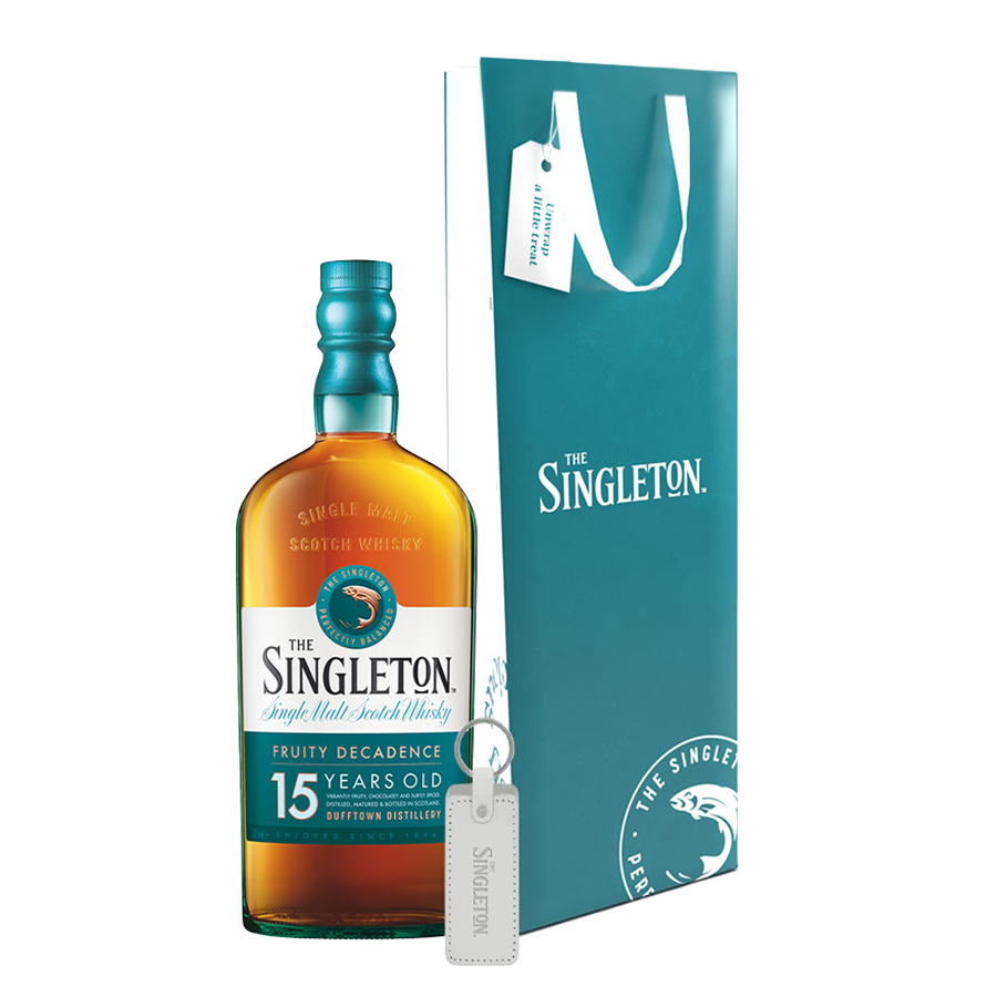 Singleton Dufftown 15 Year Old 700ml with Gift Bag and Keychain