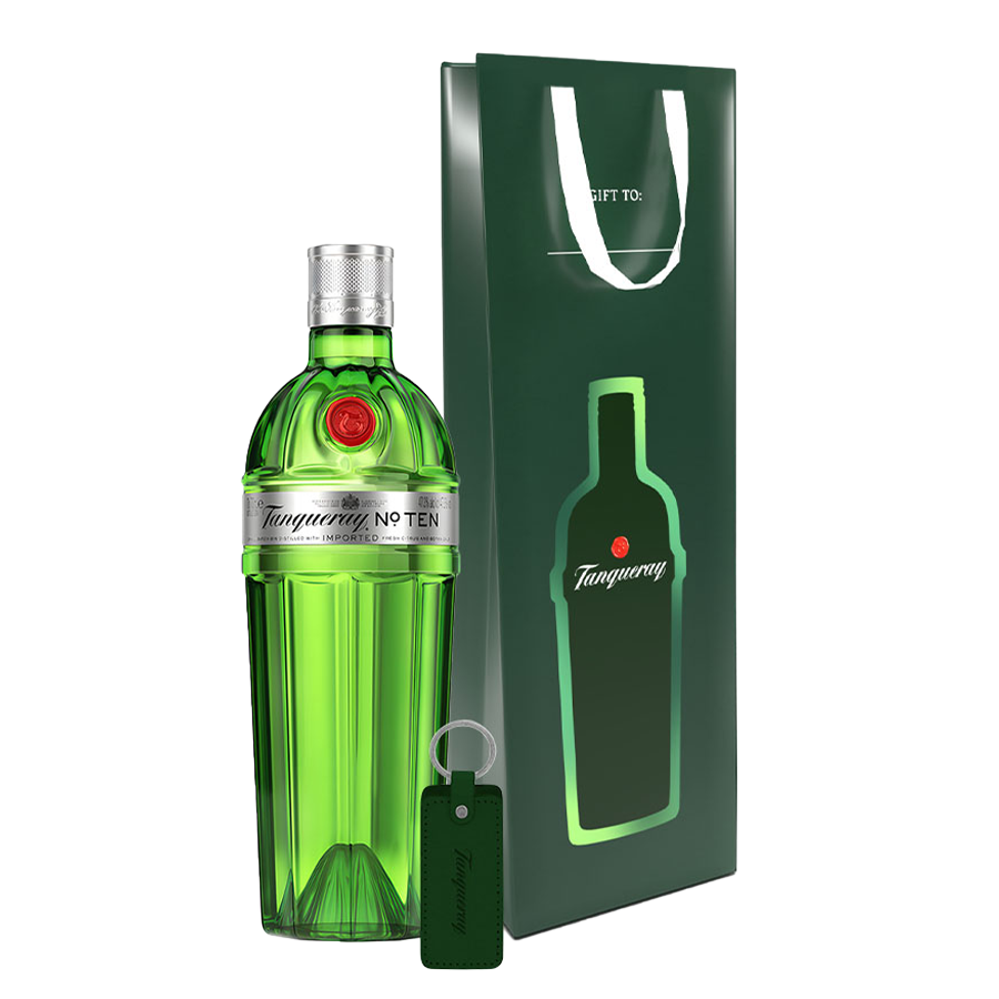 Tanqueray No. 10 700ml with Gift Bag and Keychain