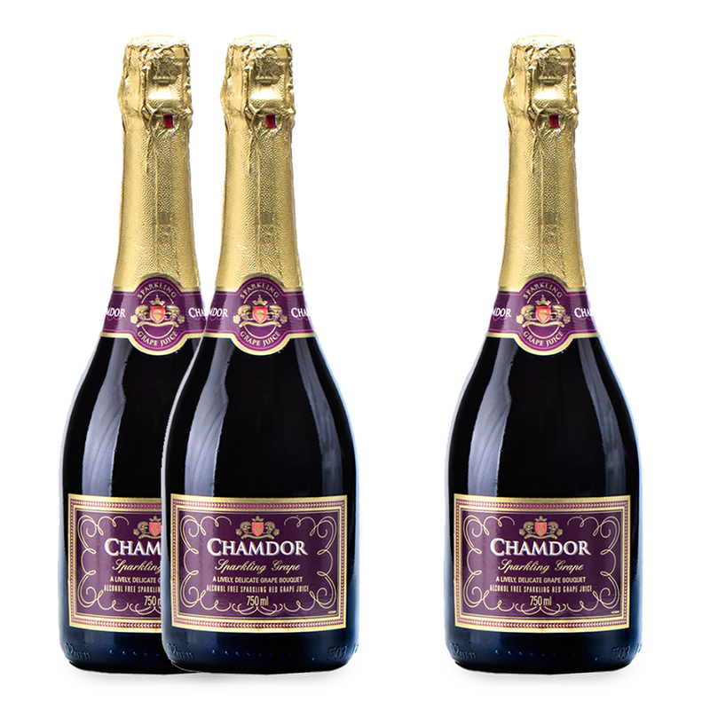 Chamdor Sparkling Red 750ml 2+1 Bundle