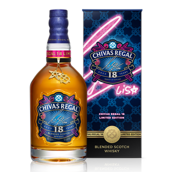 Chivas Regal 18 Year Old 700ml x LISA Limited Edition Bottle