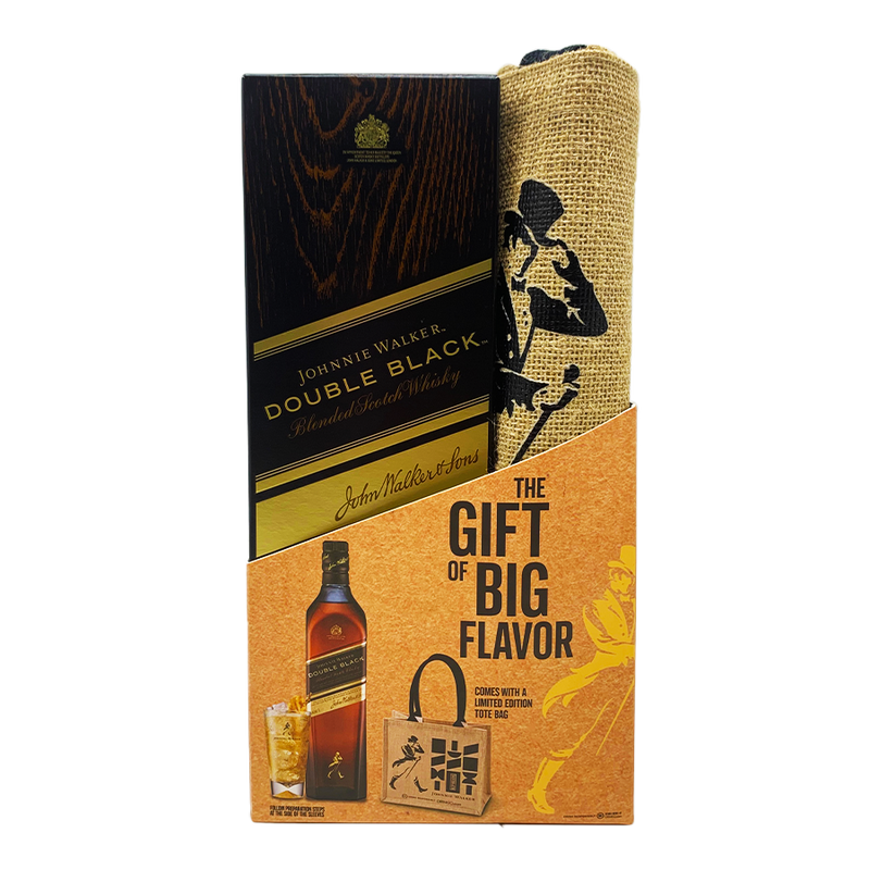 Johnnie Walker Double Black 1L with Limited Edition Tote Bag