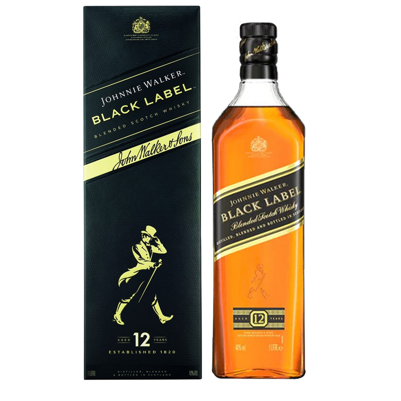 Johnnie Walker Black Label 1L (With Box)
