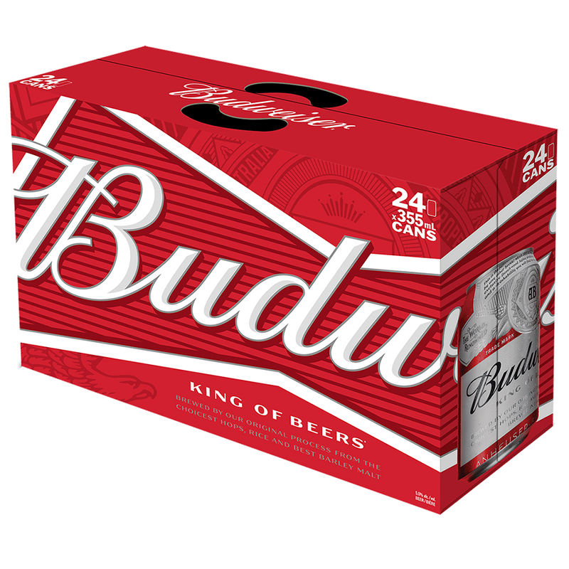 Budweiser Can 330ml Case of 24