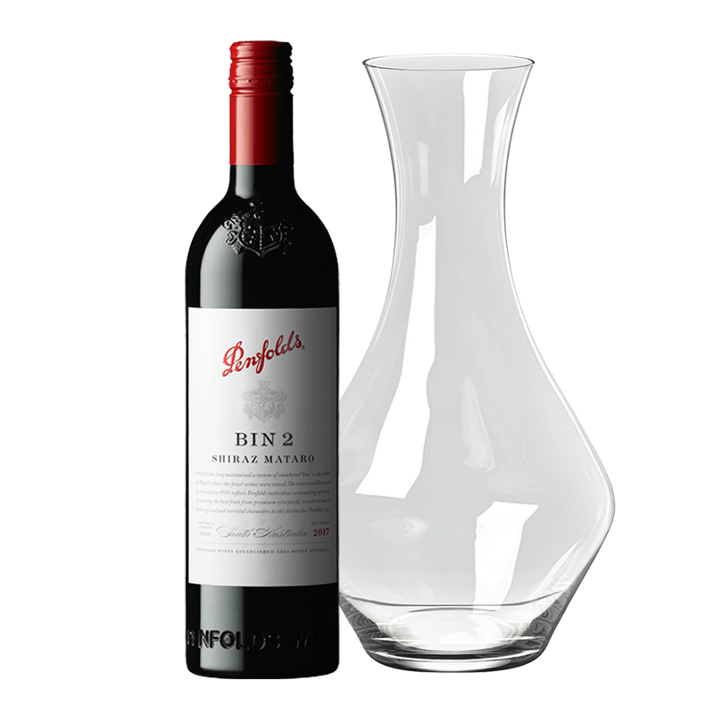 Penfolds Bin 2 750ml with Riedel Decanter
