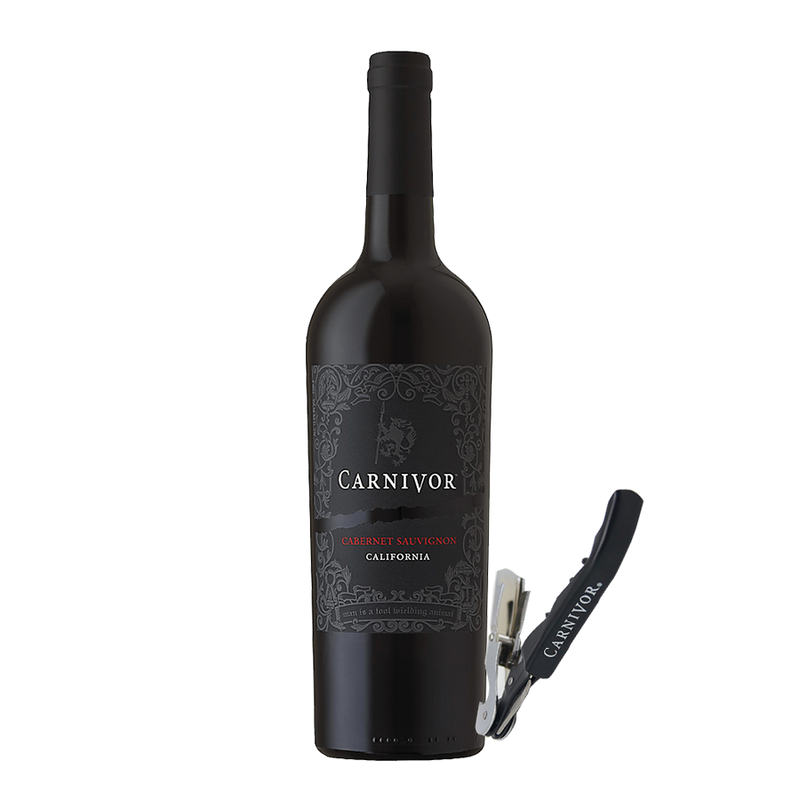 Carnivor Cabernet Sauvignon 750ml with Wine Opener