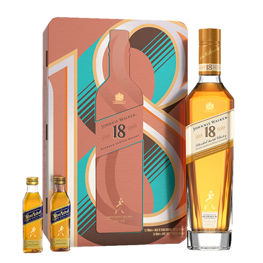 Johnnie Walker 18 Year Old 750ml Festive Gift Pack