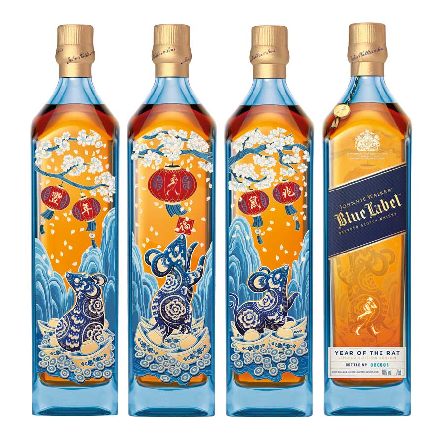 Johnnie Walker Blue Label Year of the Rat Limited Edition 750ml