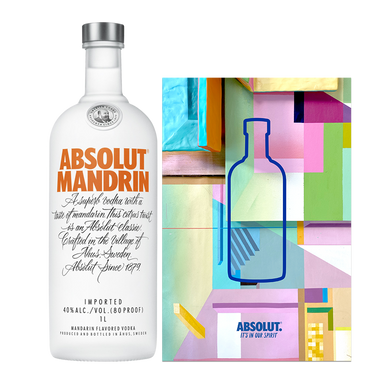 Absolut Mandrin 1L with Absolut x Kris Abrigo Journal