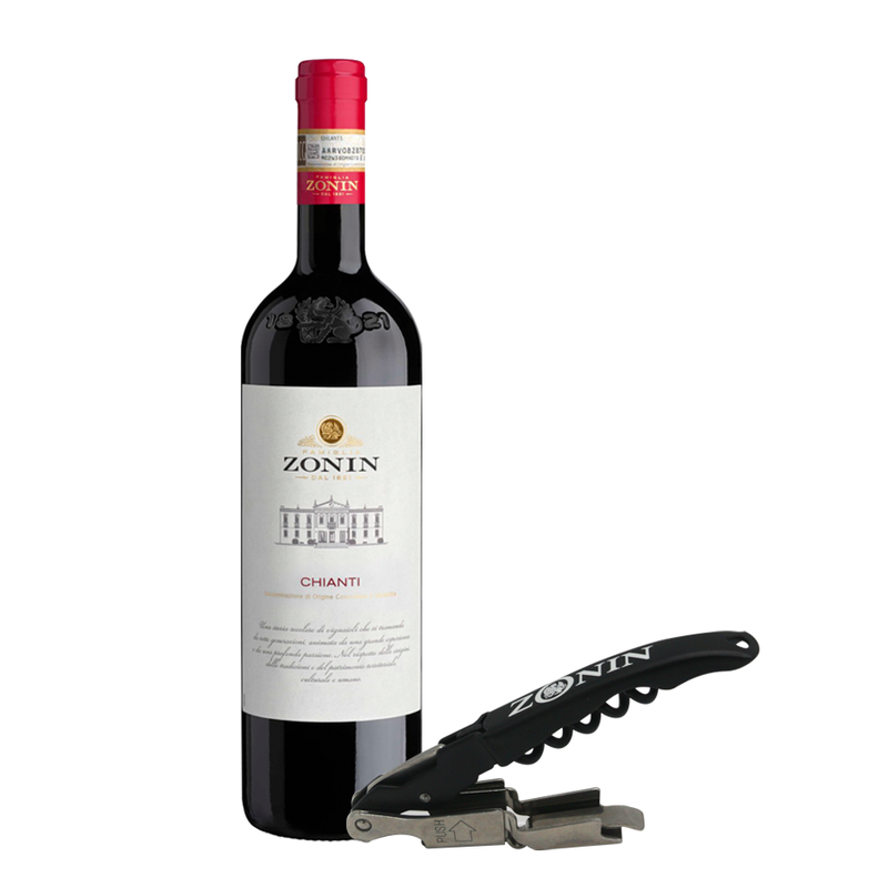 Zonin Chianti 750ml with Wine Opener