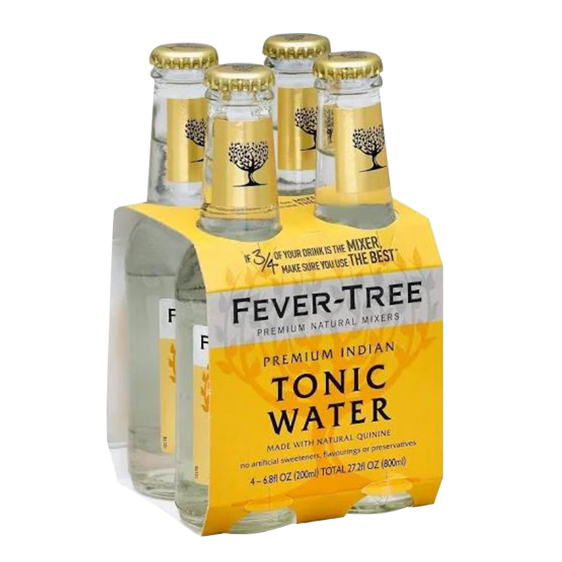 Fever Tree Indian Tonic Water 200ml 4-Pack
