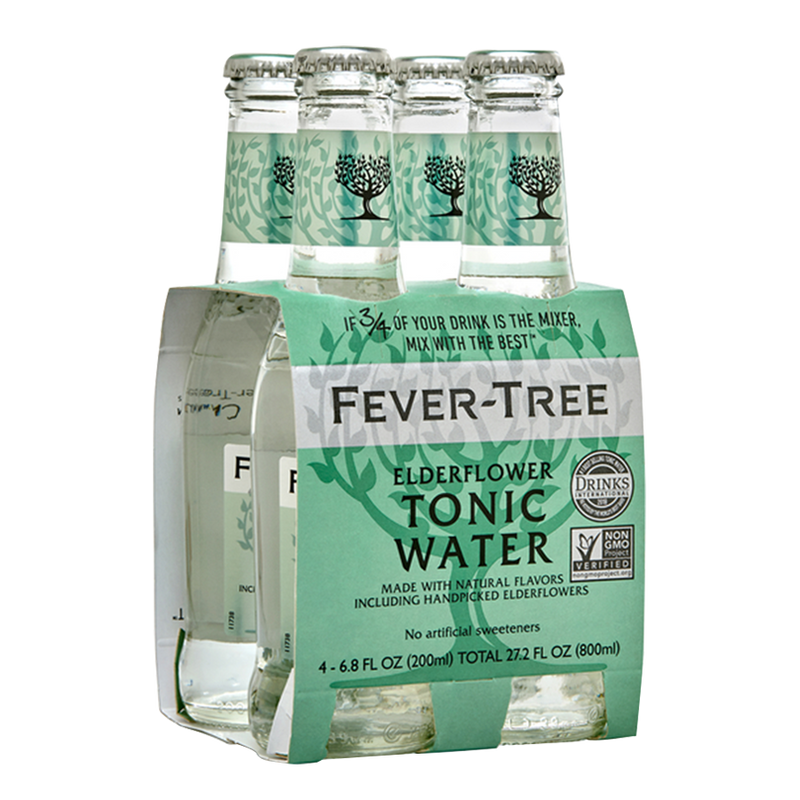 Fever Tree Elderflower Tonic Water 200ml 4-Pack
