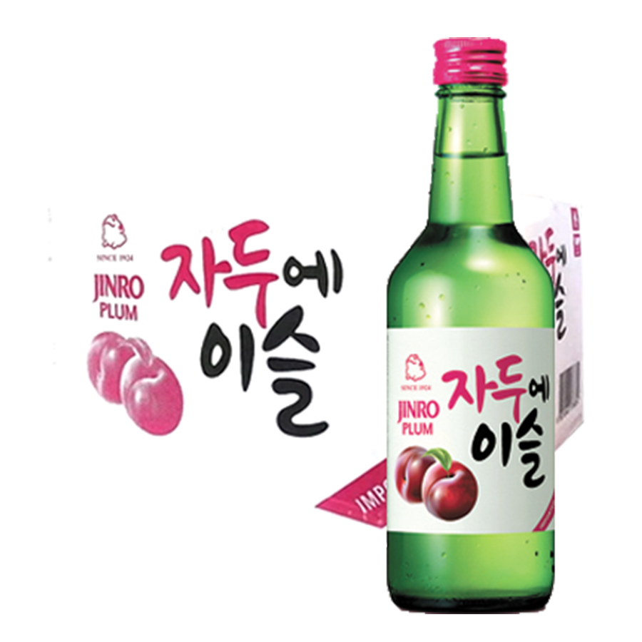 Jinro Plum Soju 360ml Case of 20