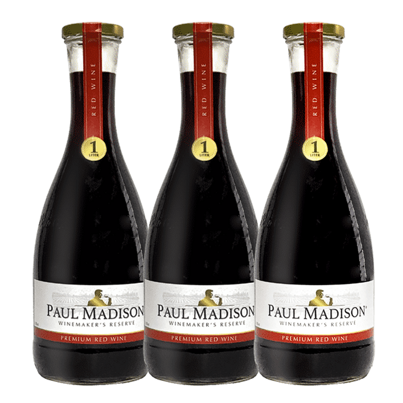 Paul Madison Premium Red Wine 1L 2+1 Bundle