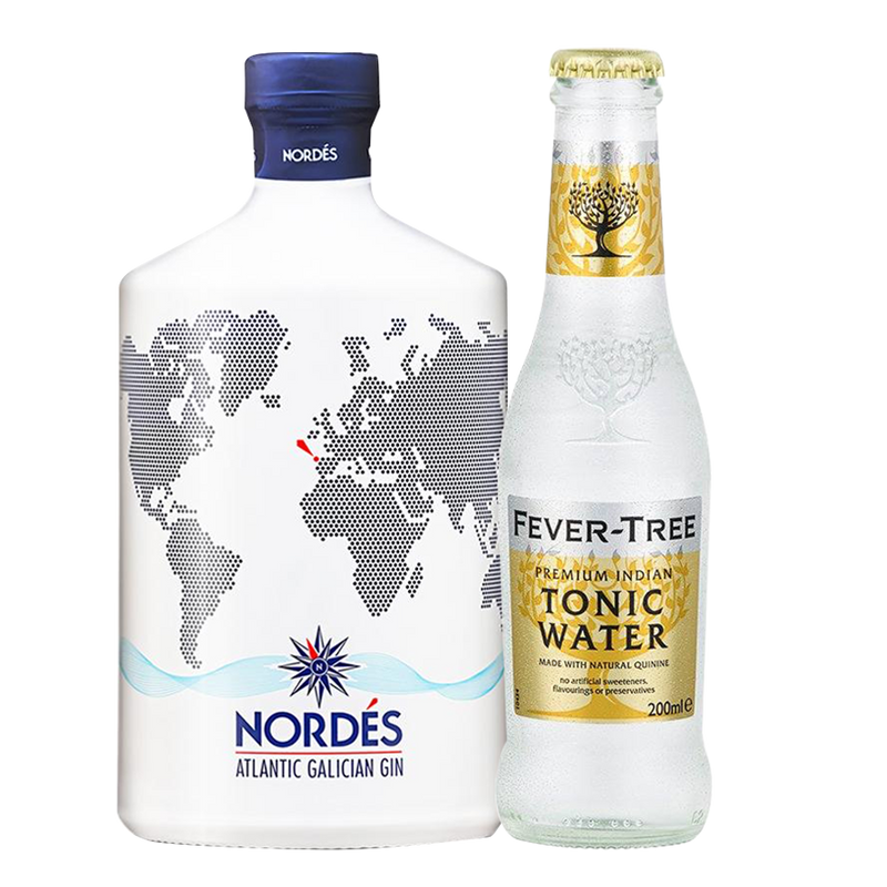 Nordes Gin 700ml with Fever Tree Tonic Water 200ml
