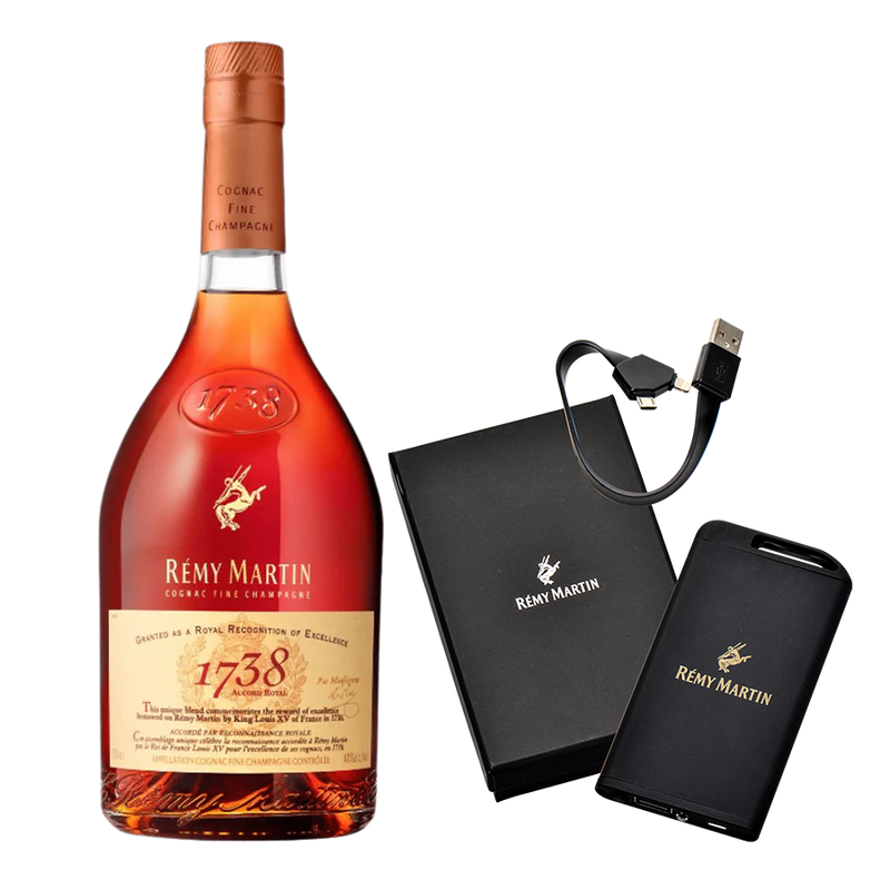 Remy Martin 1738 Accord Royal 700ml with Power Bank