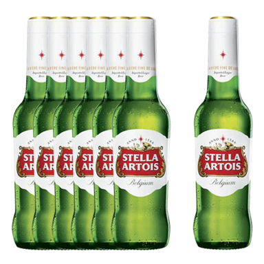 Stella Artois 330ml Bottle 6+1 Bundle