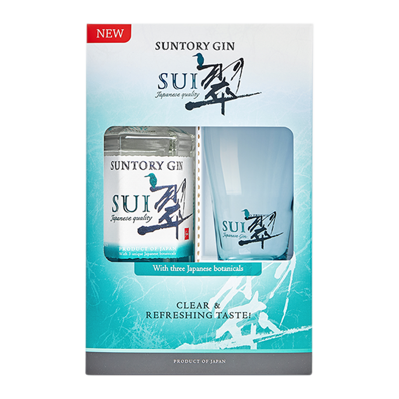 Suntory Sui Gin 700ml with Glass