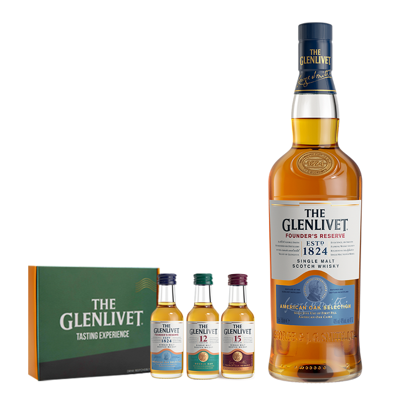 The Glenlivet Founder’s Reserve 700ml Online Tasting Access Pass Bundle