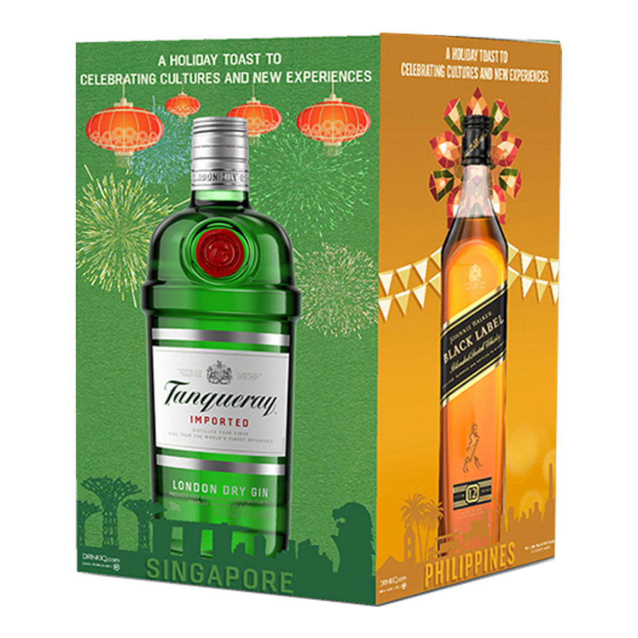 Johnnie Walker and Tanqueray Recipe Pack