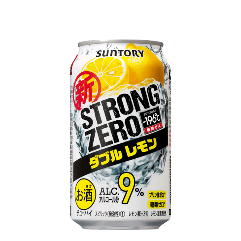 -196°C Strong Zero Double Lemon 350ml