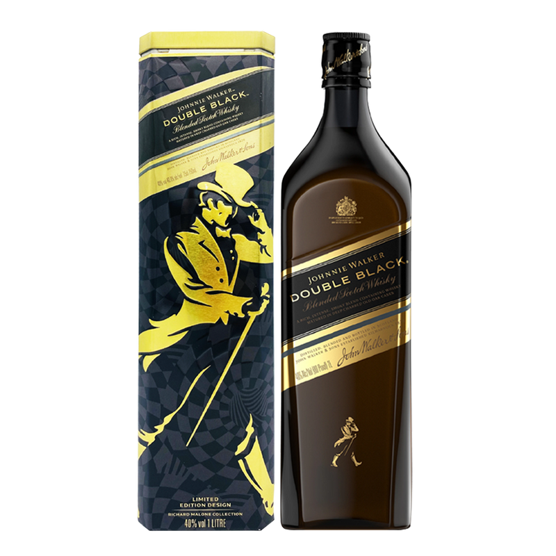 Johnnie Walker Double Black 1L with Canister
