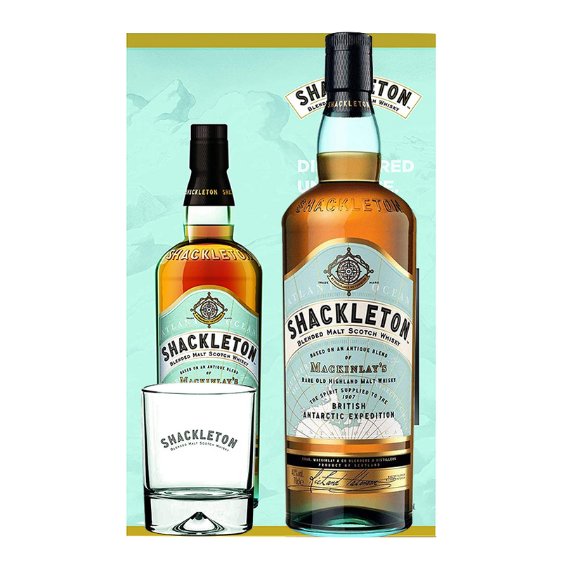 Shackleton Blended Malt Scotch Whisky 700ml with Whisky Glass