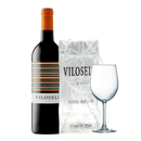Vilosell 750ml with Vilosell Wine Bag Cooler and Wine Glass