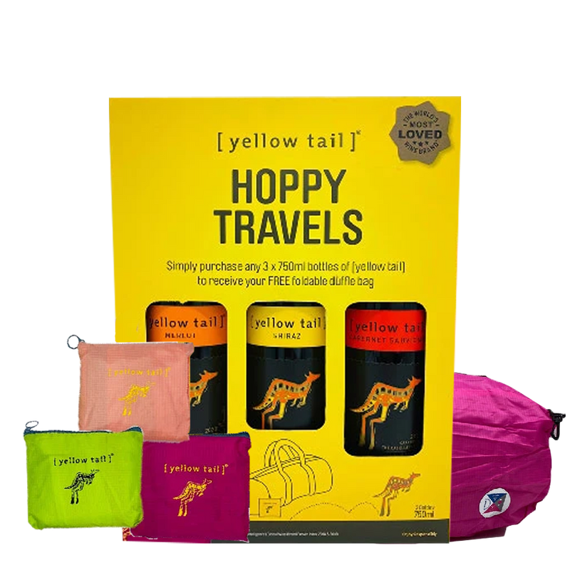 Yellow Tail Hoppy Travels Red Wine Trio Bundle