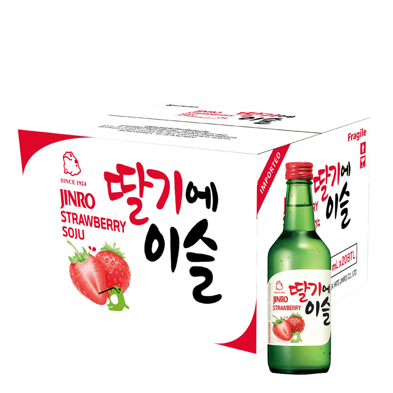 Jinro Strawberry Soju 360ml Case of 20