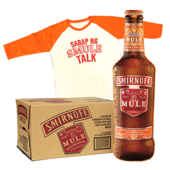 Smirnoff Mule 330ml Case of 24 with Shirt